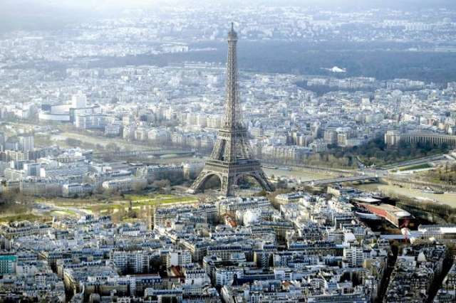 The Eiffel Tower was closed today Due to the Eleanor Storm
